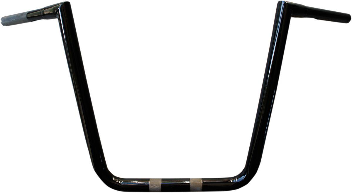 LA-7362-16B - LA Choppers 1-1/4" Twin Peaks Hefty Big Twin Handlebar - Black
