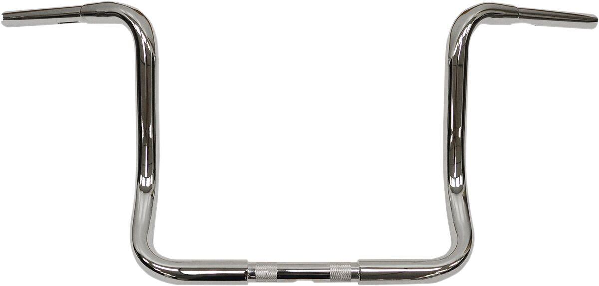 LA-7321-12 - LA Choppers 1-1/4" Touring Ape Hanger Handlebar For Harley Davidson FLH 1200 1955-1980 30.5 cm (12") - Chrome