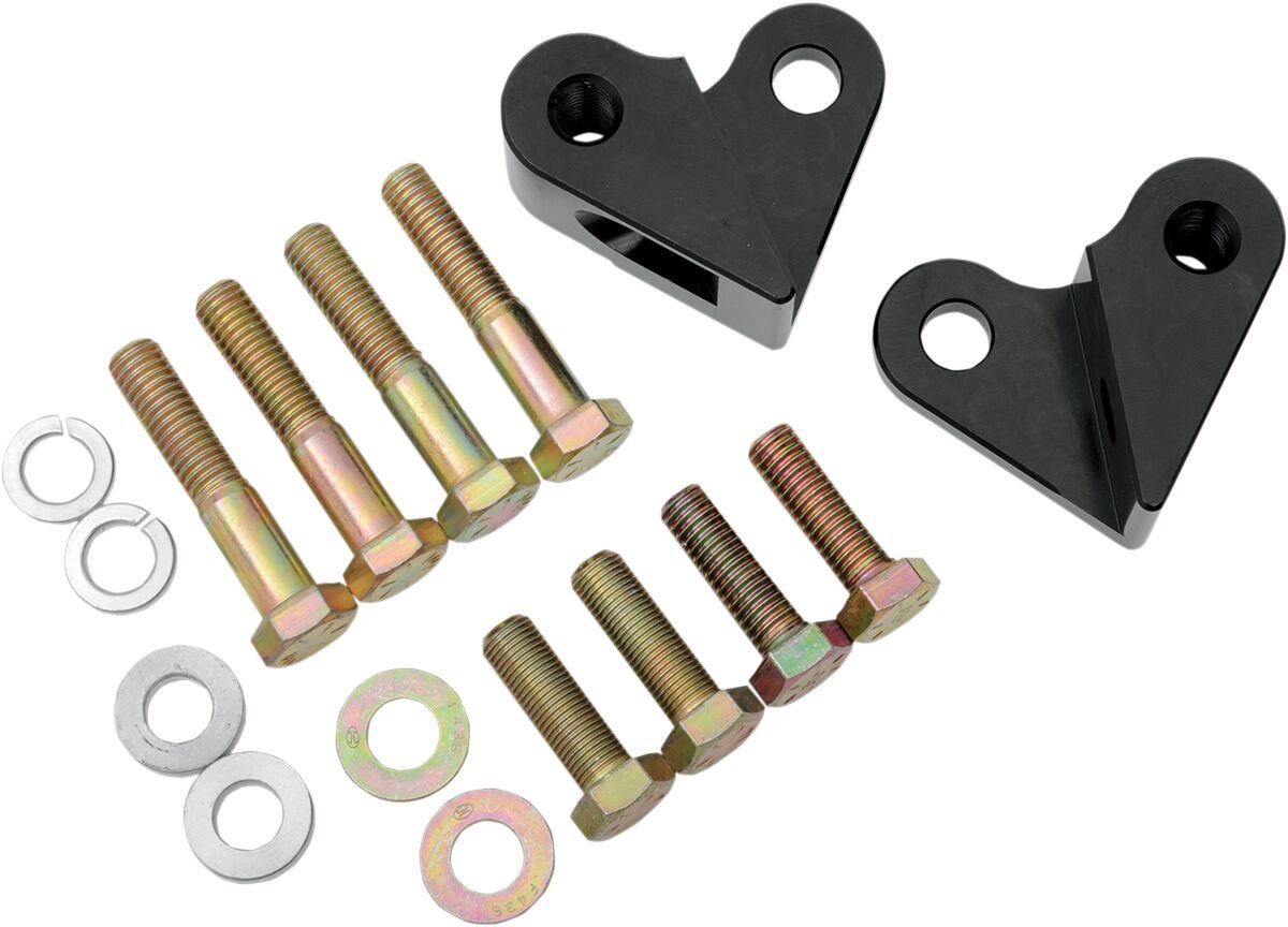LA-7500-01 - LA Choppers Rear Lowering Kit For Harley Davidson FLHR 1340 1997-1998 Rear Lowers 25.40 mm (1.00") - Black