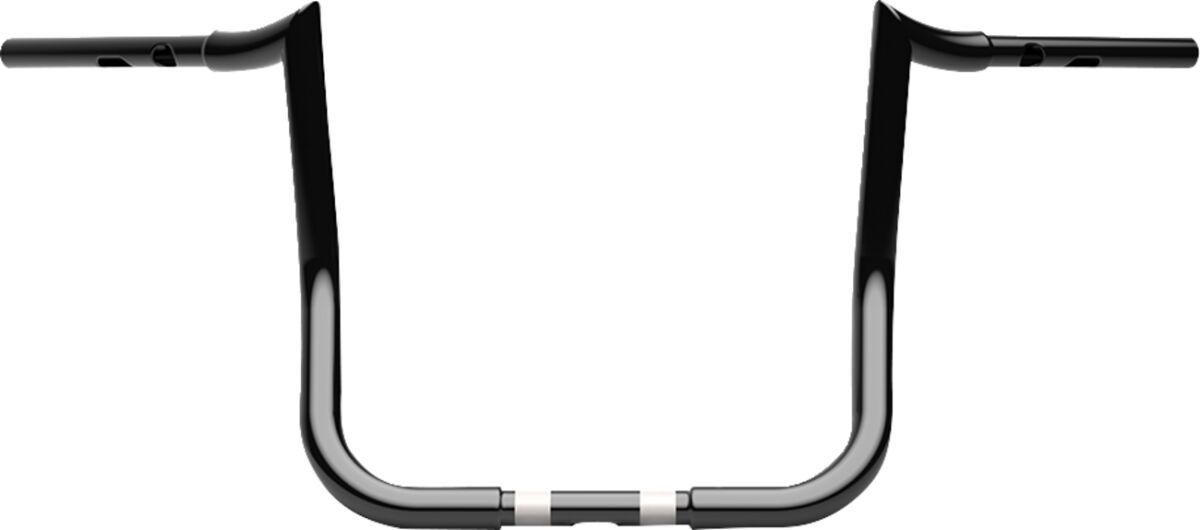 LA-7371-12B - LA Choppers 1-1/4" Prime Ape Handlebar For Harley Davidson FLHTCUTG 1868 ABS 2024 29 cm (11-1/2") - Black
