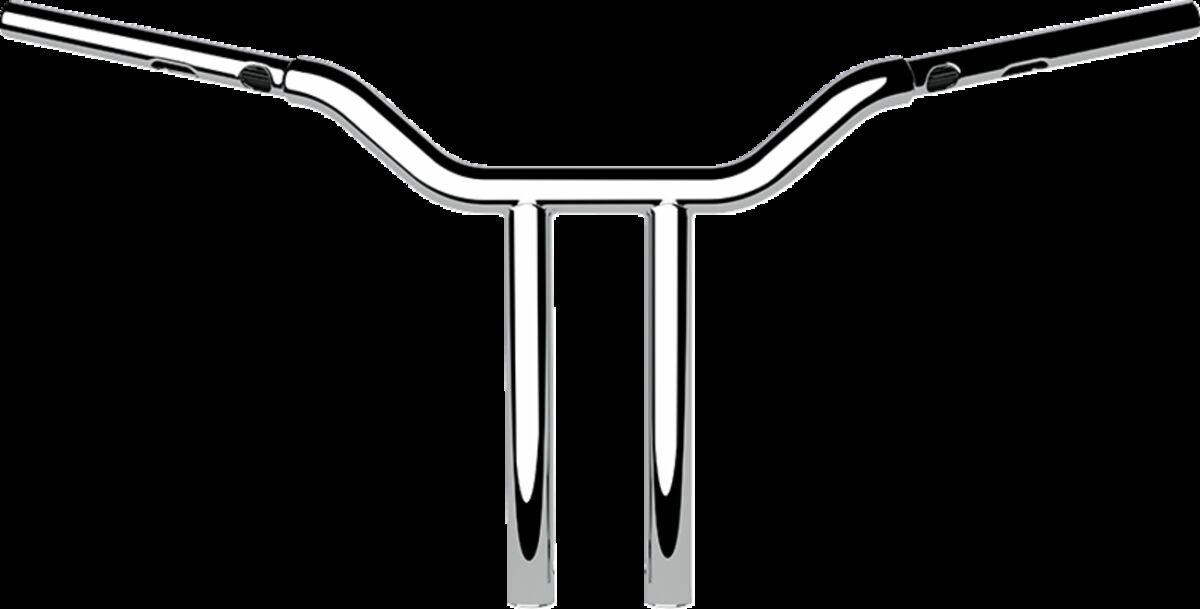 LA-7346-14 - LA Choppers One Piece Kage Fighter Handlebar For Harley Davidson FLHRXS 1868 ABS 2024 35.5 cm (14") - Chrome