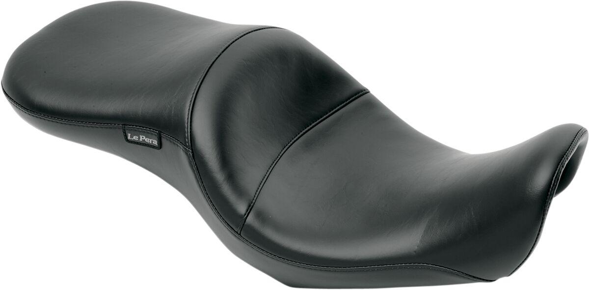 LK-970S - LE Pera Maverick Seat For Harley Davidson FLD 1690 2012-2013 Smooth - Black