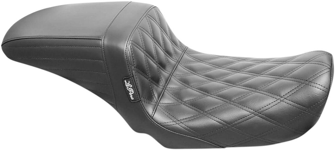 LK-591DD - LE Pera Kickflip Seat For Harley Davidson FLD 1690 2012-2013 Double Diamond - Black
