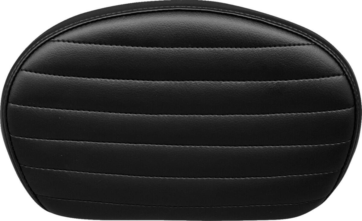 L-SBP02PT-DULL - LE Pera Sissy Bar Pad For Harley Davidson FLDE 1750 ABS 2018-2020 Dull/Pleated 17.15 cm (6-3/4") - Black
