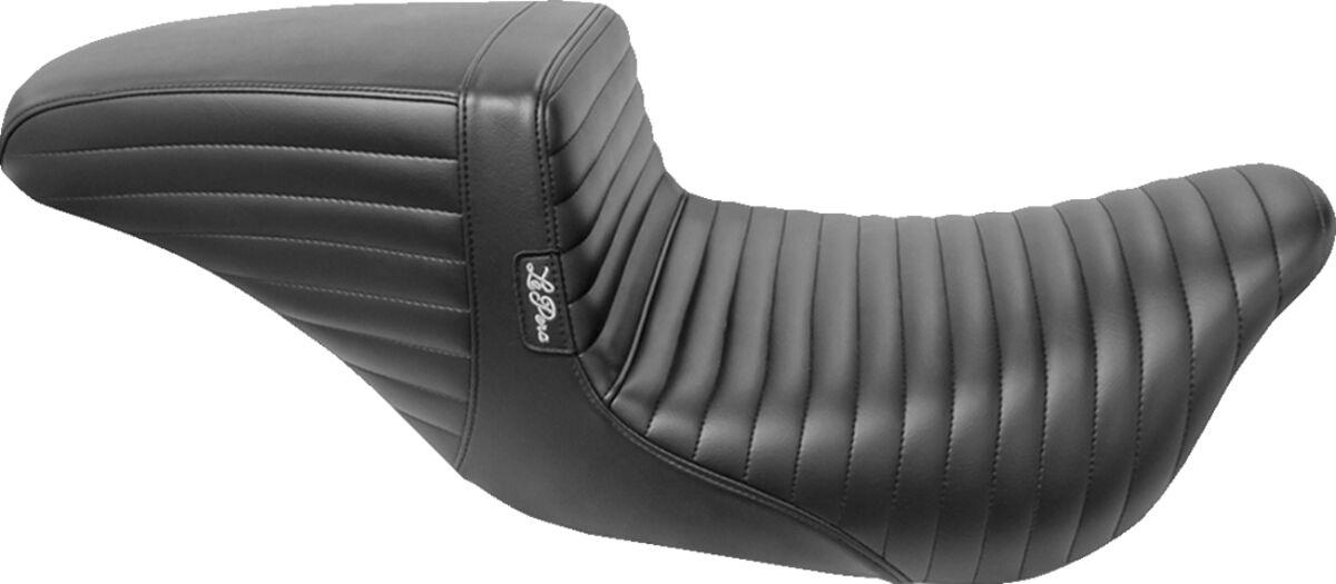 LK-597DLPT - LE Pera Kickflip Daddy Long Legs Seat For Harley Davidson FLH 1868 ABS 2021 Pleated - Black