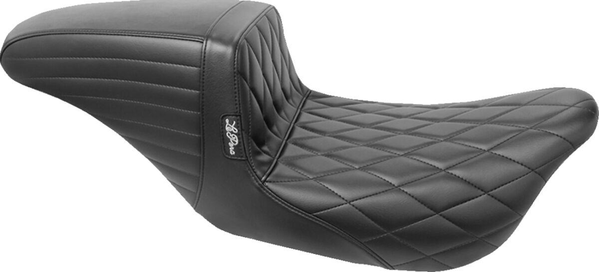 LK-597DLDM - LE Pera Kickflip Daddy Long Legs Seat For Harley Davidson FLH 1868 ABS 2021 Diamond - Black