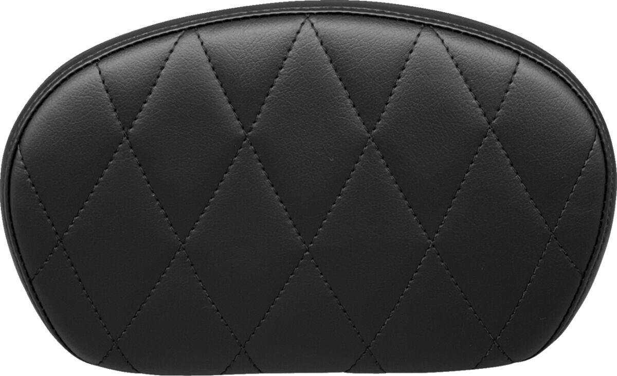 L-SBP02DM-DULL - LE Pera Sissy Bar Pad For Harley Davidson FLDE 1750 ABS 2018-2020 Diamond/Dull 17.15 cm (6-3/4") - Black