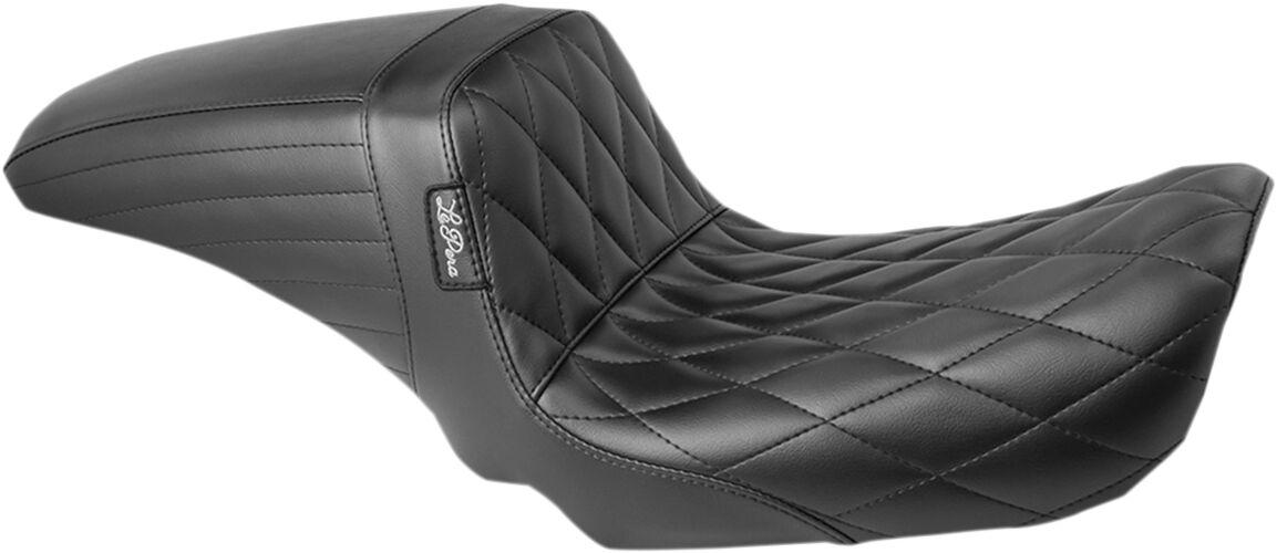 LK-591DM - LE Pera Kickflip Seat For Harley Davidson FLD 1690 2012-2013 Diamond - Black