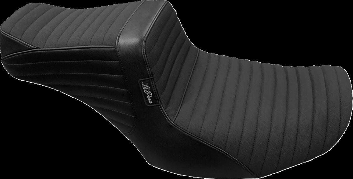 LV-587PTGP - LE Pera Tailwhip Seat For Harley Davidson FLHX 1750 ABS 2023 Gripper/Pleated - Black