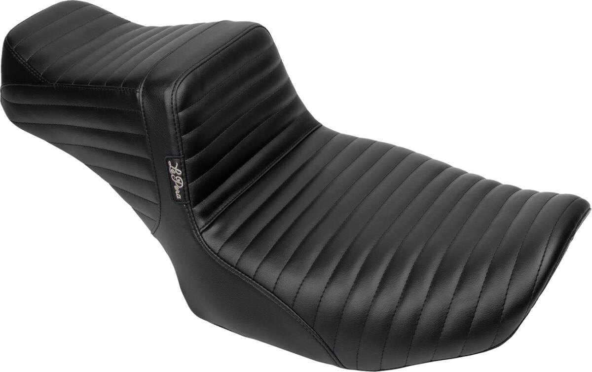 LV-587DLPT - LE Pera Tailwhip Daddy Long Legs Seat For Harley Davidson FLHX 1750 ABS 2023 Pleated - Black