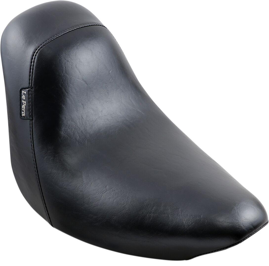 LGK-007 - LE Pera Bare Bones Solo Gel Seat For Harley Davidson FLSTF 1450 2006 Smooth - Black