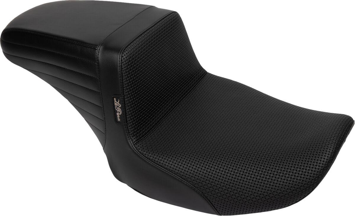 LV-597BW - LE Pera Kickflip Seat For Harley Davidson FLHX 1750 ABS 2023 Basketweave - Black