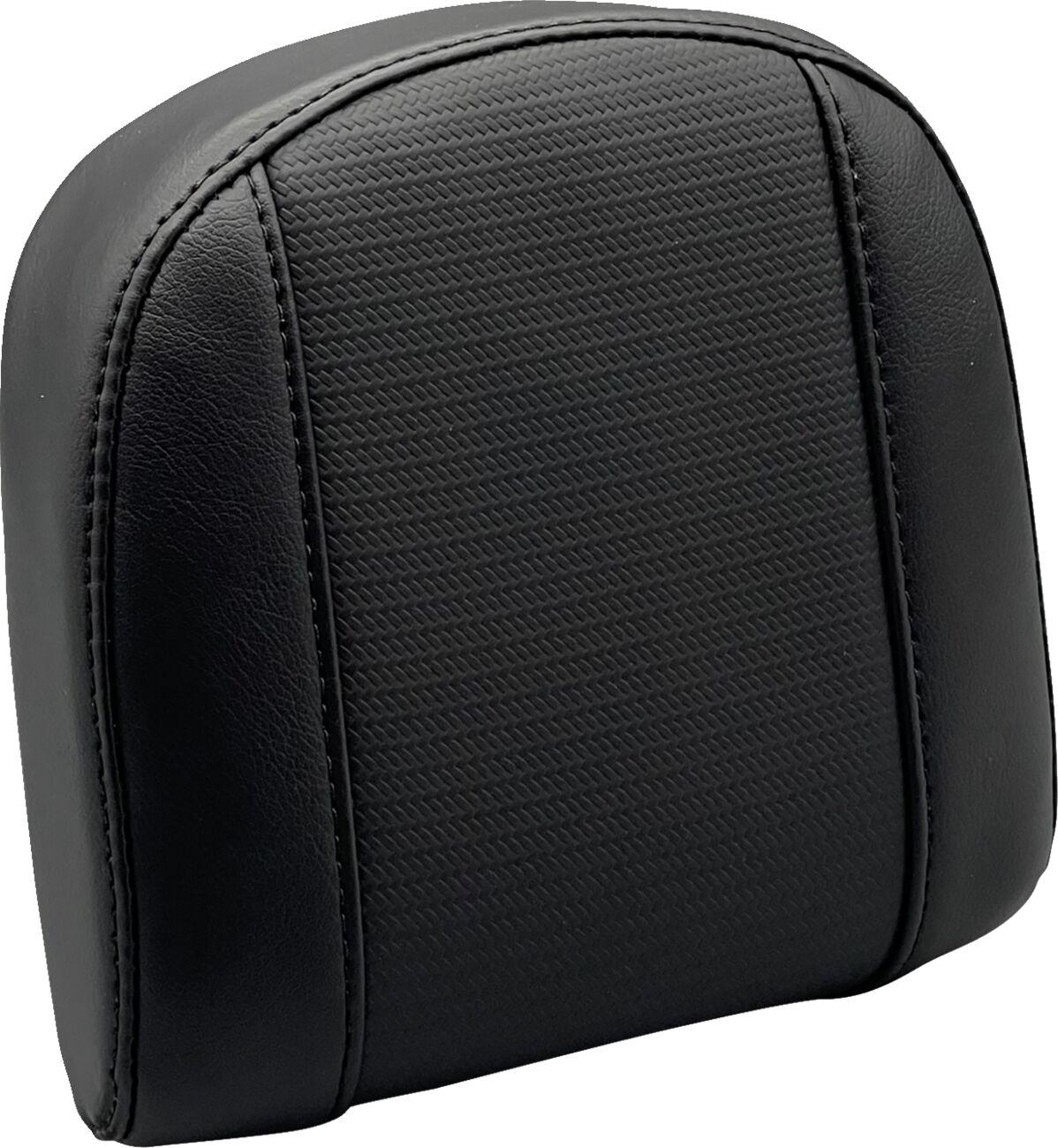 L-SBP03GT/HR3 - LE Pera Sissy Bar Pad For Harley Davidson FLDE 1750 ABS 2018-2020 Carbon Fiber/GT 3/HR 3 Inlay 19 cm (7-1/2") - Black