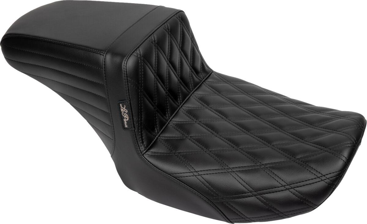 LV-597DD - LE Pera Kickflip Seat For Harley Davidson FLHX 1750 ABS 2023 Double Diamond - Black