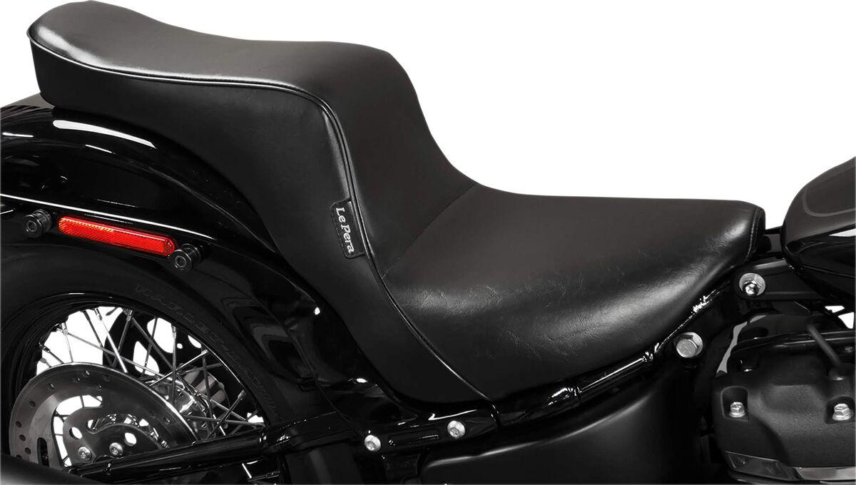 LY-020 - LE Pera Cherokee Seat For Harley Davidson FLSL 1750 ABS 2018-2021 Smooth - Black