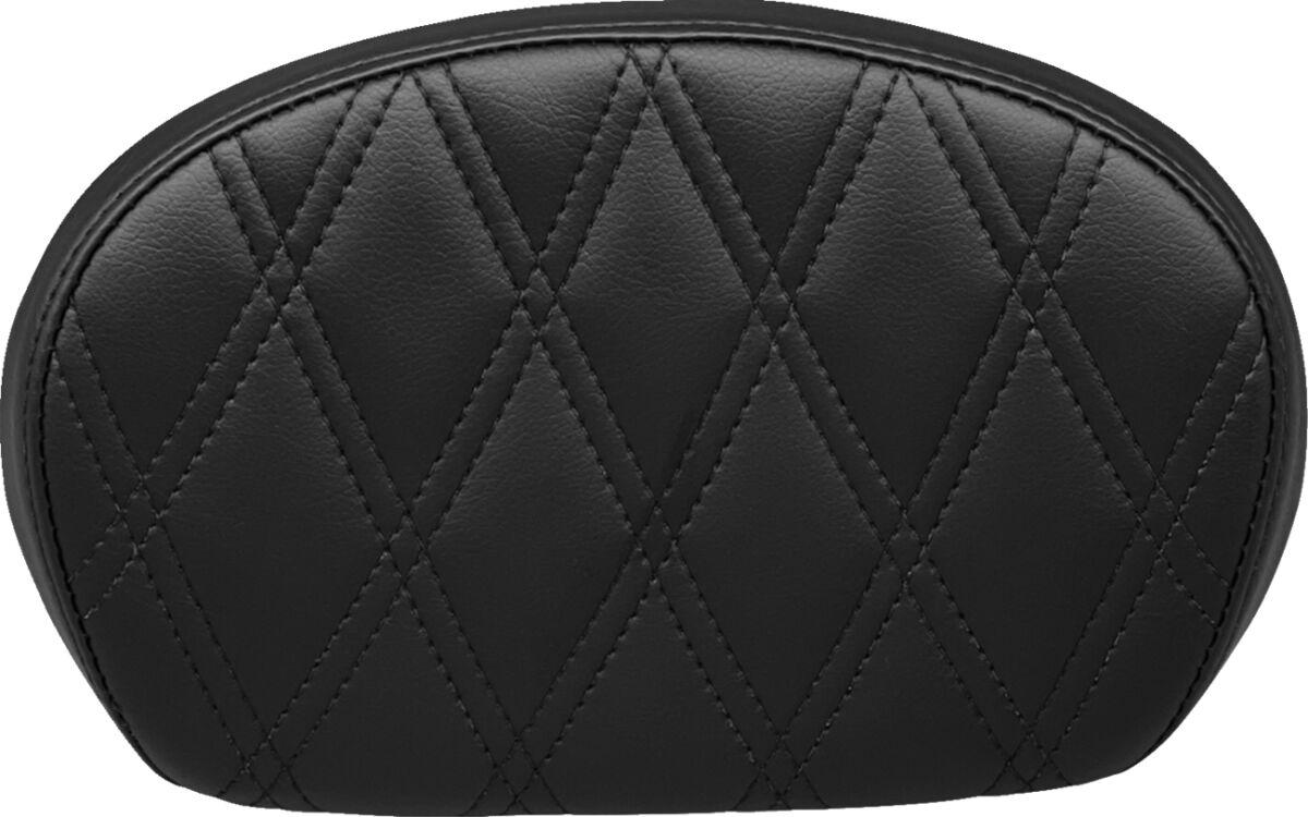L-SBP02DD-DULL - LE Pera Sissy Bar Pad For Harley Davidson FLDE 1750 ABS 2018-2020 Double Diamond/Dull 17.15 cm (6-3/4") - Black