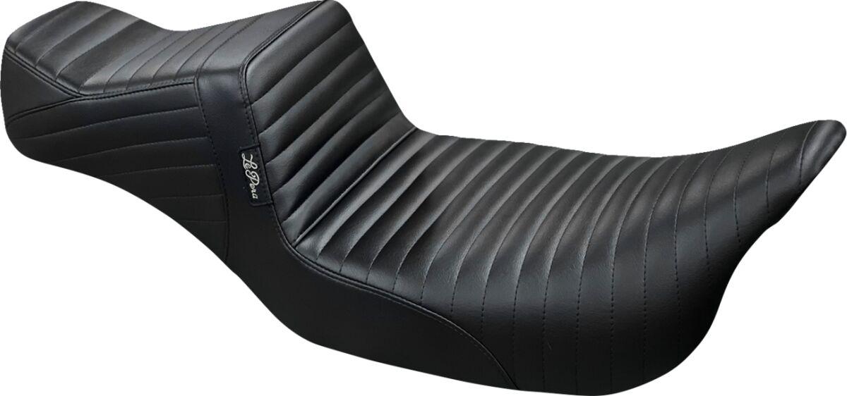 LK-587DLPT - LE Pera Tailwhip Daddy Long Legs Seat For Harley Davidson FLH 1868 ABS 2021 Pleated - Black