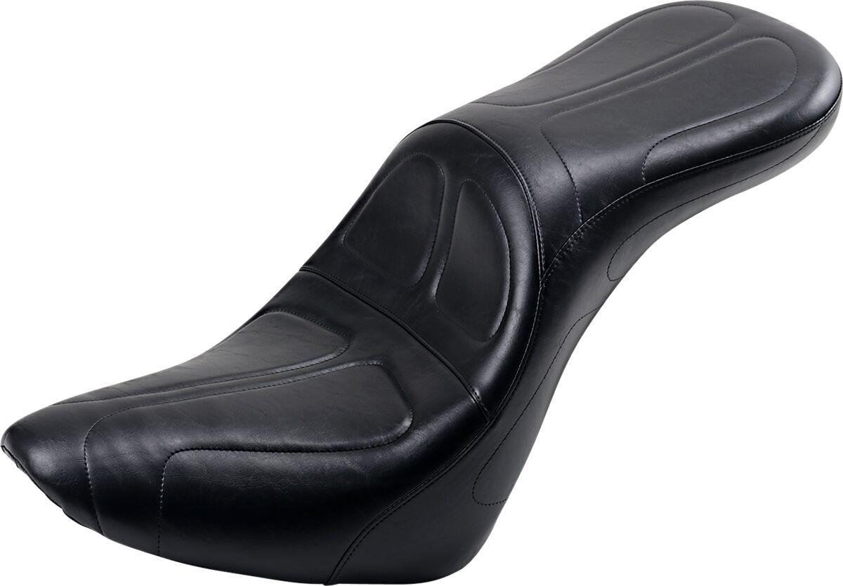 LYX-910DL - LE Pera Maverick Daddy Long Legs Seat For Harley Davidson FLDE 1750 ABS 2018-2020 Stitched - Black