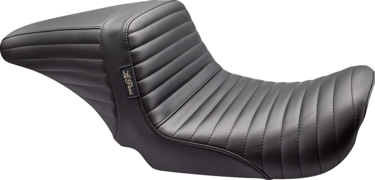 LKU-591PT - LE Pera Kickflip Up Front Seat For Harley Davidson FLD 1690 2012-2013 Pleated - Black