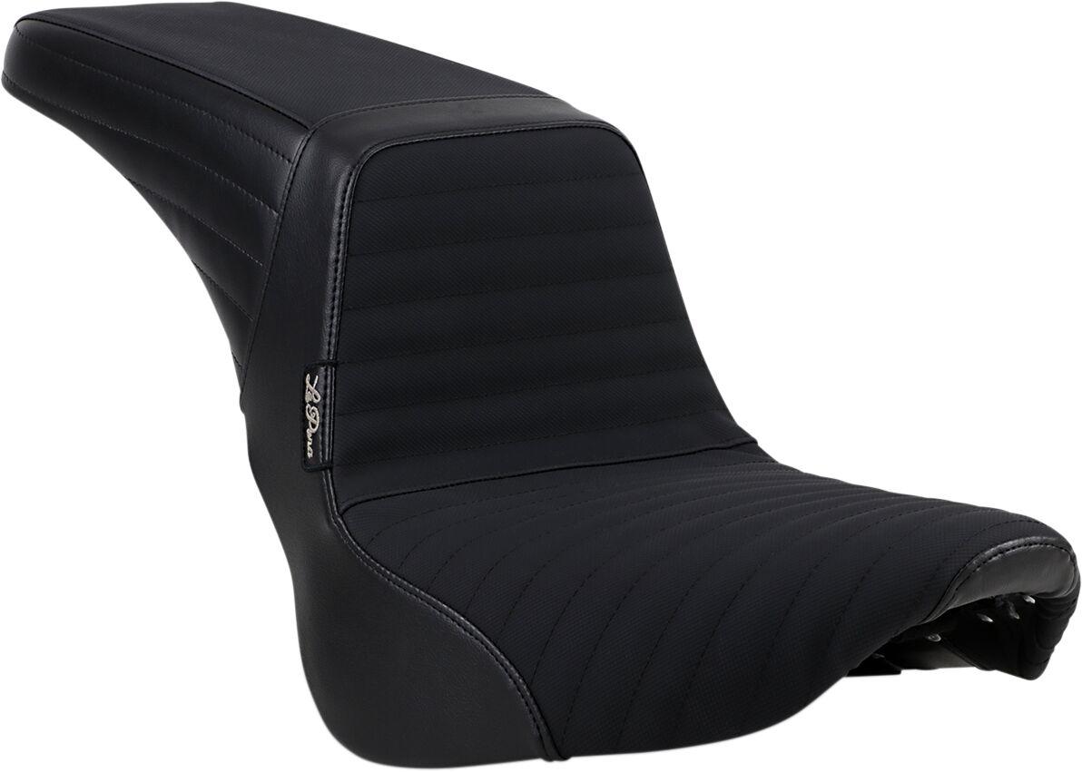LYR-590PTGP - LE Pera Kickflip Seat For Harley Davidson FLSB 1750 ABS 2018-2024 Pleated w/Gripp Tape - Black