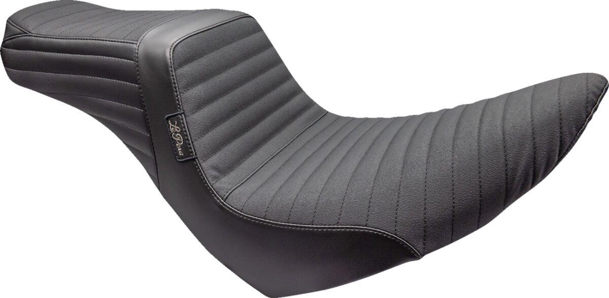 LYR-580PTGP - LE Pera Tailwhip Seat For Harley Davidson FLSB 1750 ABS 2018-2024 Grip Tape/Pleated - Black