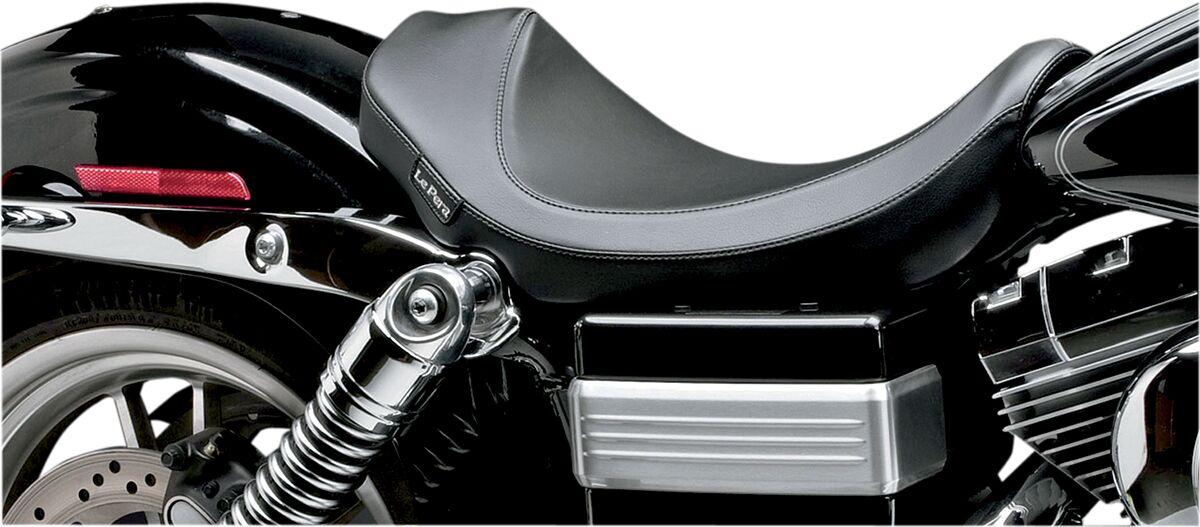 LK-805 - LE Pera Villain Solo Seat For Harley Davidson FLD 1690 2012-2013 Plain - Black