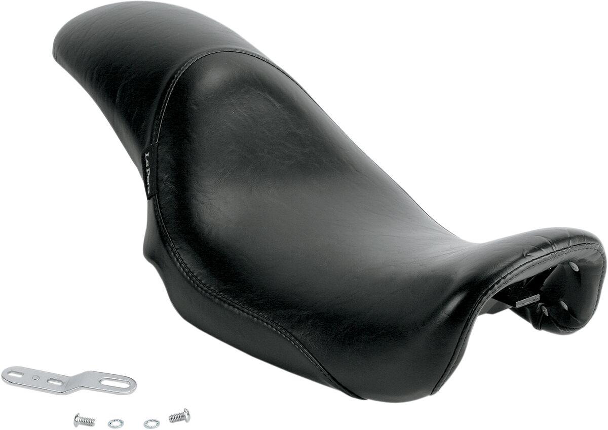 LK-861 - LE Pera Silhouette 2 Up Seat For Harley Davidson FLD 1690 2012-2013 Plain - Black