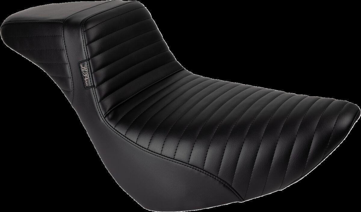 LYR-590DLPT - LE Pera Kickflip Daddy Long Legs Low Rider Seat For Harley Davidson FLSB 1750 ABS 2018-2024 Pleated - Black