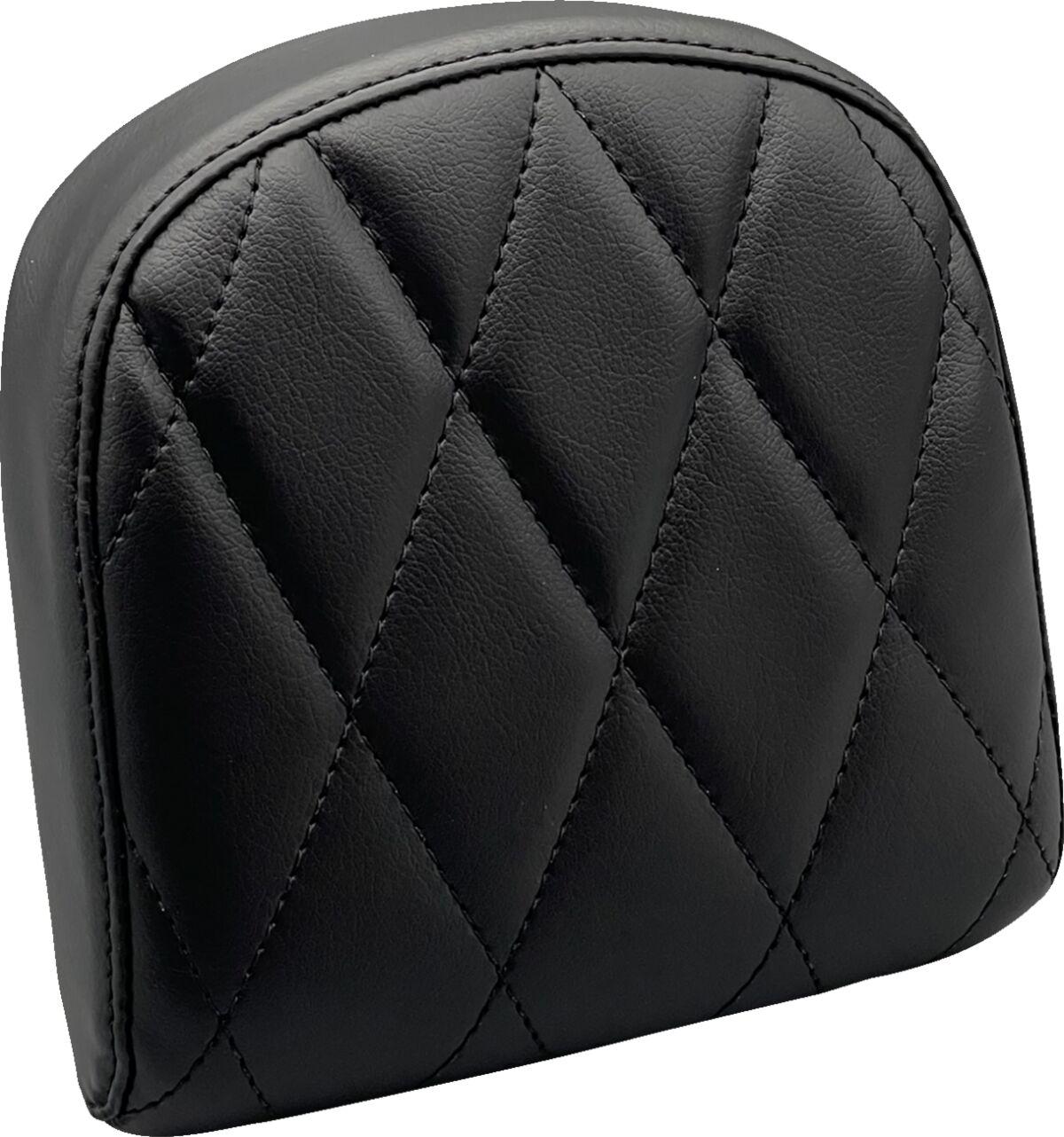 L-SBP03DM-DULL - LE Pera Sissy Bar Pad For Harley Davidson FLDE 1750 ABS 2018-2020 Diamond/Dull 19 cm (7-1/2") - Black