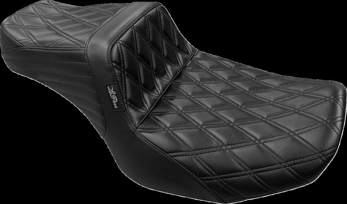LV-587DD - LE Pera Tailwhip Seat For Harley Davidson FLHX 1750 ABS 2023 Double Diamond - Black
