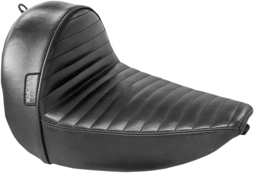 LSM-430PT - LE Pera Stubs Cafe Seat For Harley Davidson FLS 1690 2016-2017 Pleated - Black