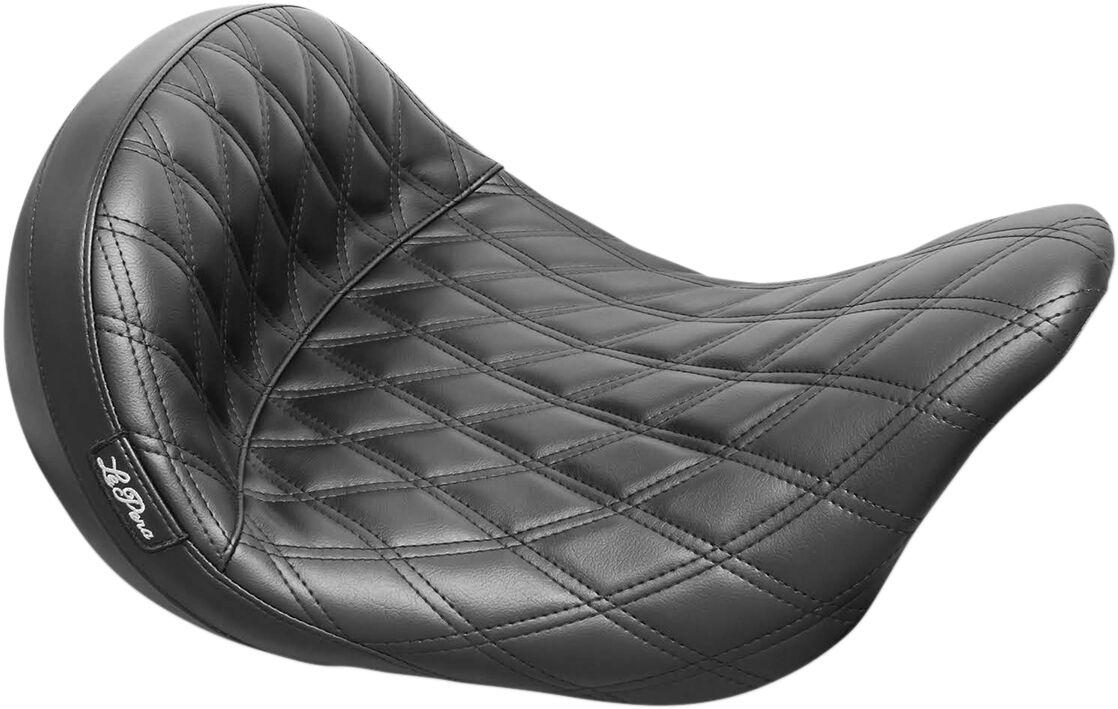 LK-697SPDD - LE Pera Monterey Sport Solo Seat For Harley Davidson FLH 1868 ABS 2021 - Black