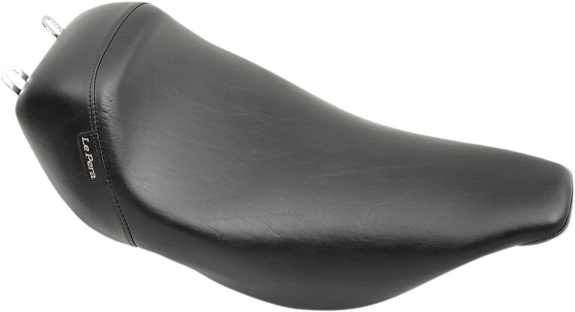 LH-005 - LE Pera Bare Bones Solo Seat For Harley Davidson FLHT 1450 2002-2006 Smooth - Black