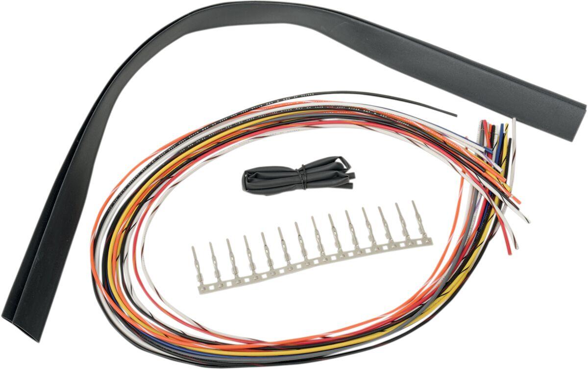 LA-8990-01 - LA Choppers Handlebar Extension Wiring Kit For Harley Davidson FLSTC1584 2007-2011 61 cm (24") - Black