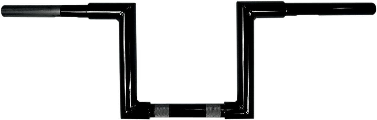 LA-7307-10B - LA Choppers 1-1/4" Old School Handlebar For Harley Davidson FLD 1690 ABS 2014-2016 25.5 cm (10") - Black