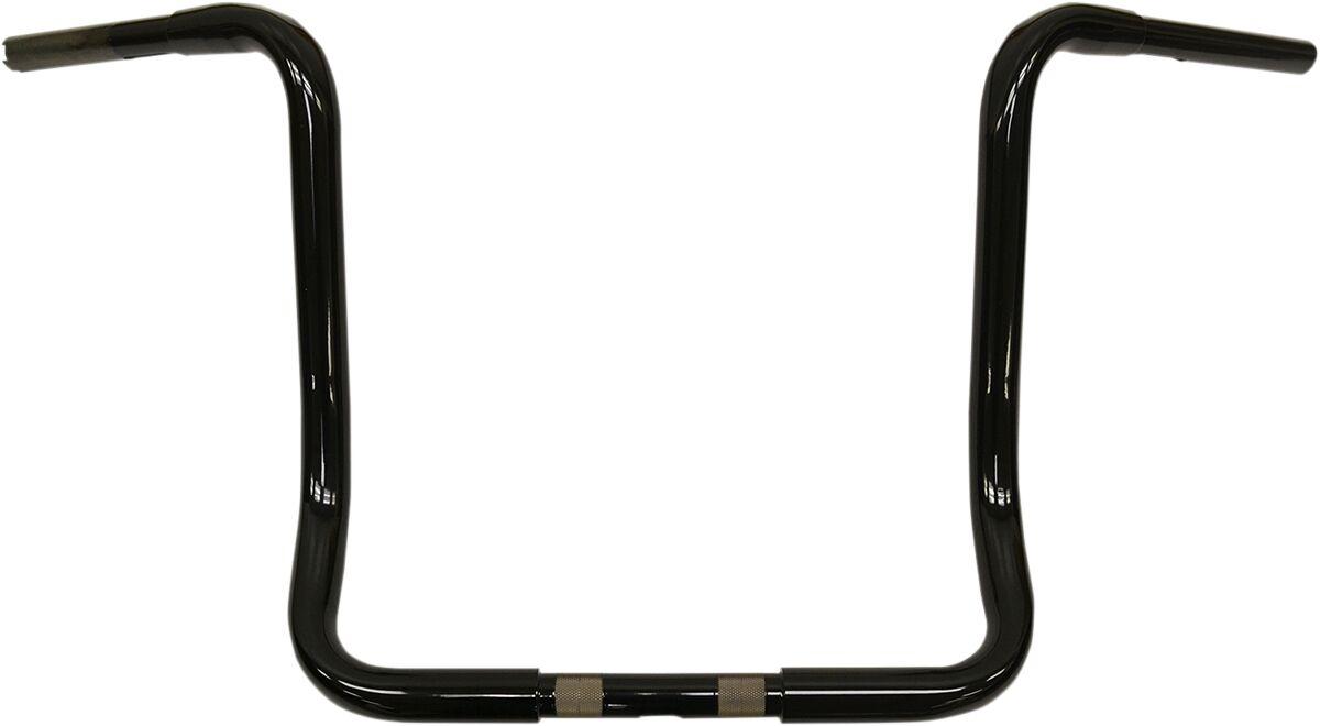 LA-7321-14B - LA Choppers 1-1/4" Touring Ape Hanger Handlebar For Harley Davidson FLHR 1340 1996-1998 35.5 cm (14") - Black