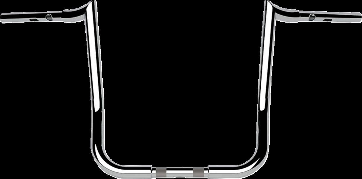 LA-7371-14 - LA Choppers 1-1/4" Prime Ape Handlebar For Harley Davidson FLHTCUTG 1868 ABS 2024 34.5 cm (13-1/2") - Chrome