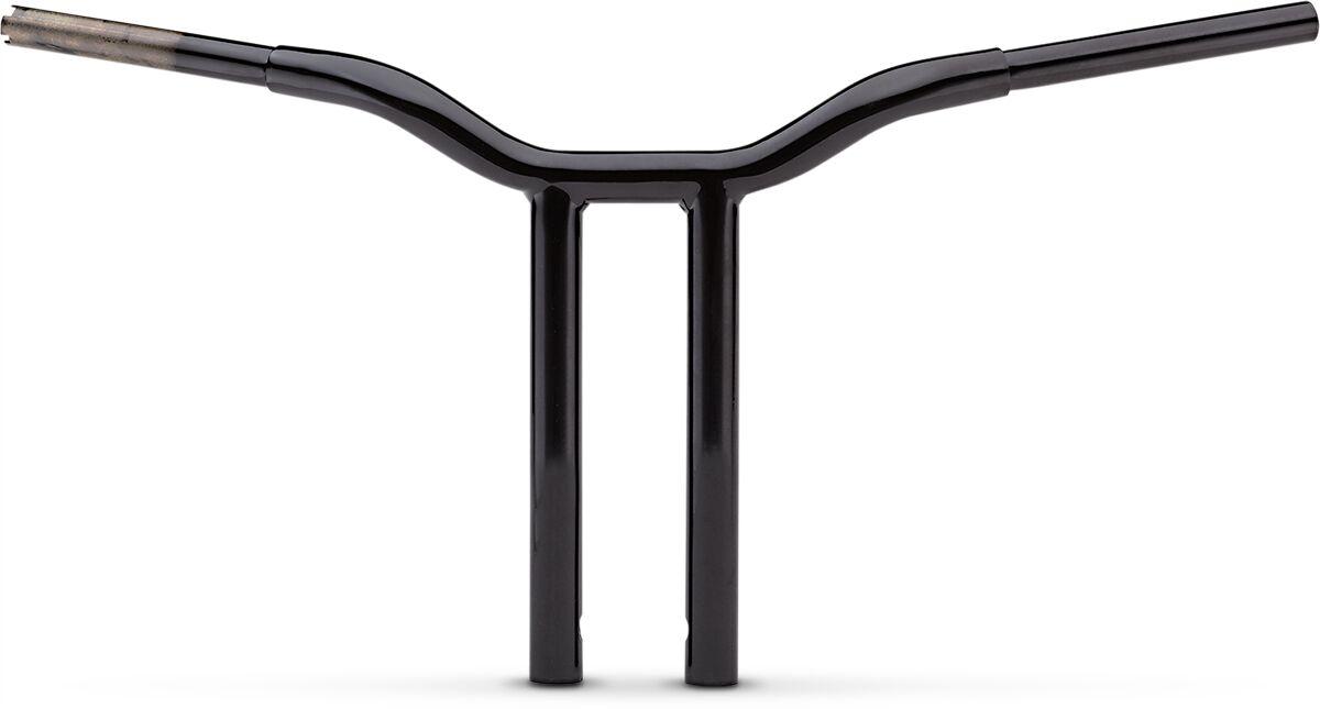 LA-7337-14B - LA Choppers Kage Fighter Welded Straight-Riser Handlebar 35.5 cm (14") - Black
