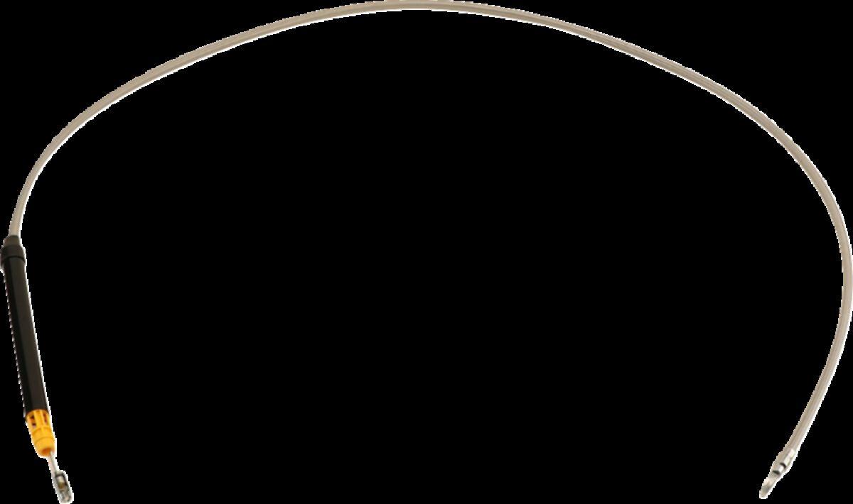 LA-8059C08 - LA Choppers Stainless Steel Braided Clutch Cable For Harley Davidson FLHRXS 1868 ABS 2024 Standard - Polished