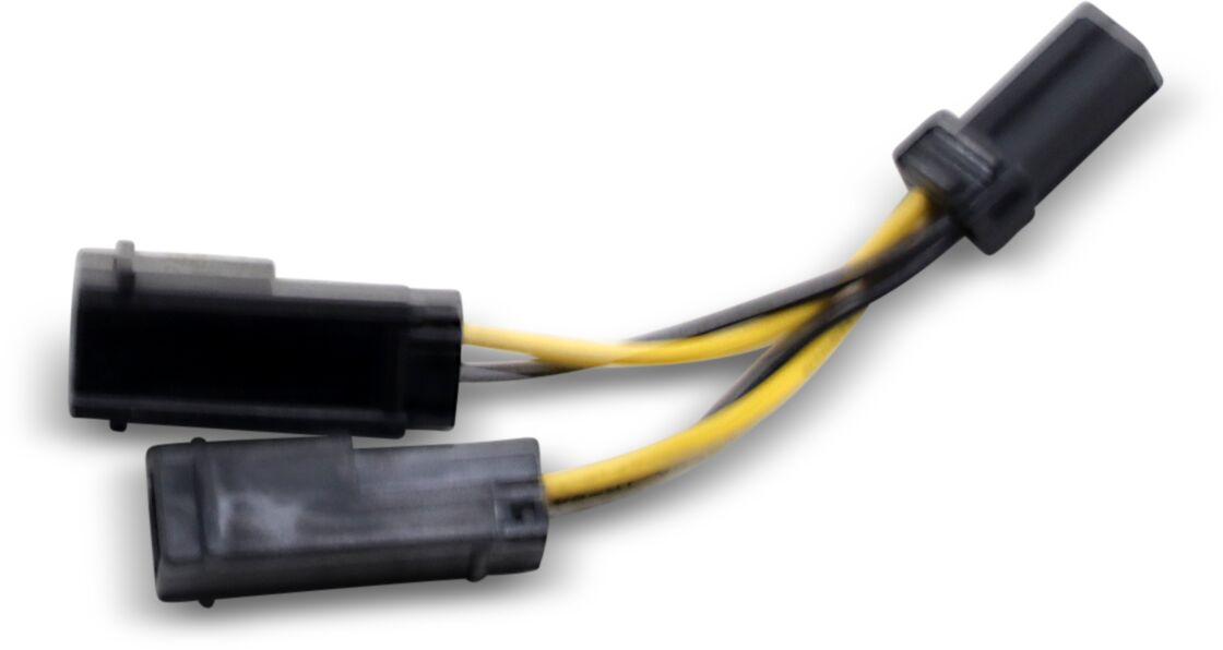 40096 - Ciro Fairing Power-Splitting Y-Harness For Harley Davidson FLD 1690 ABS 2014-2016 - Black