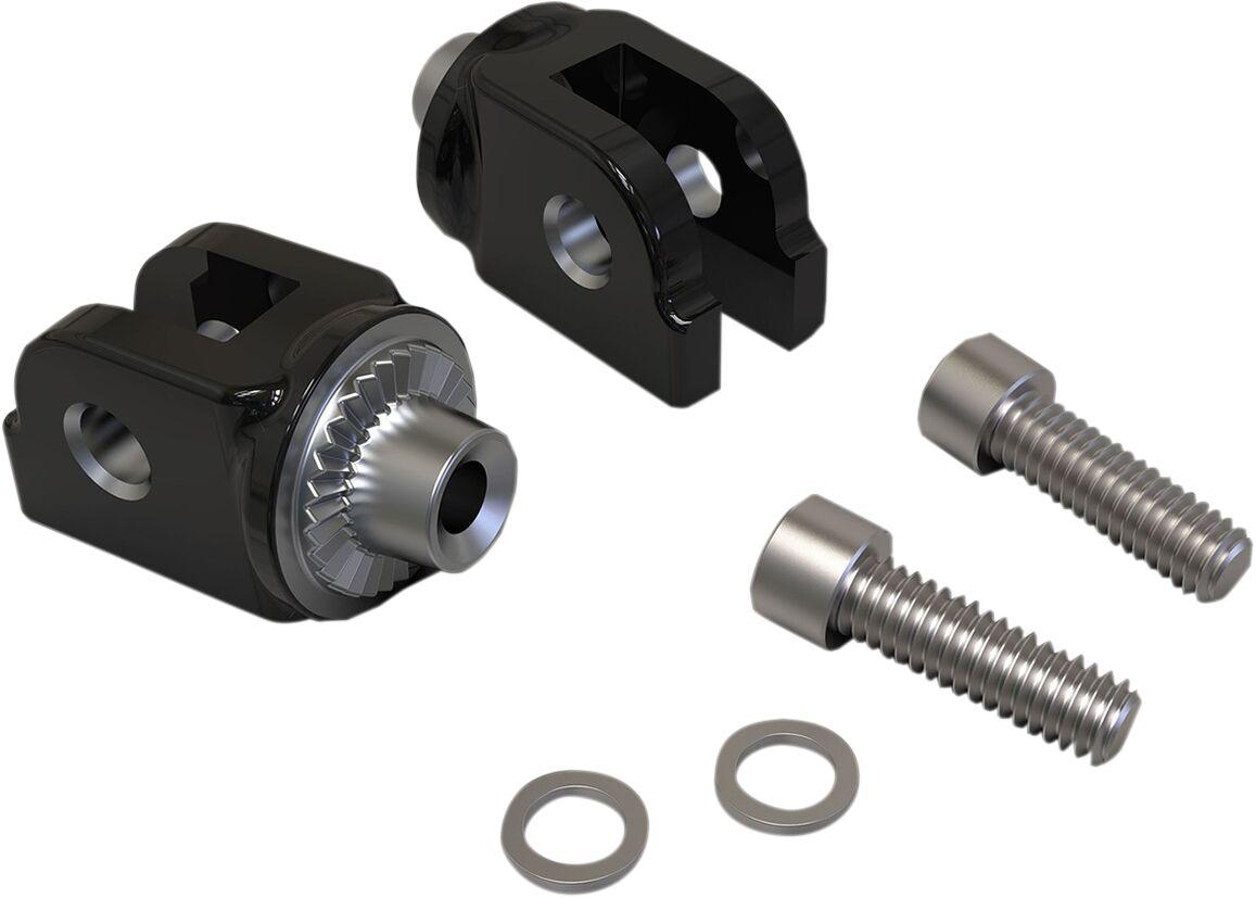 60018 - Ciro Foot Peg Mount For Harley Davidson FLDE 1750 ABS 2018-2020 - Black