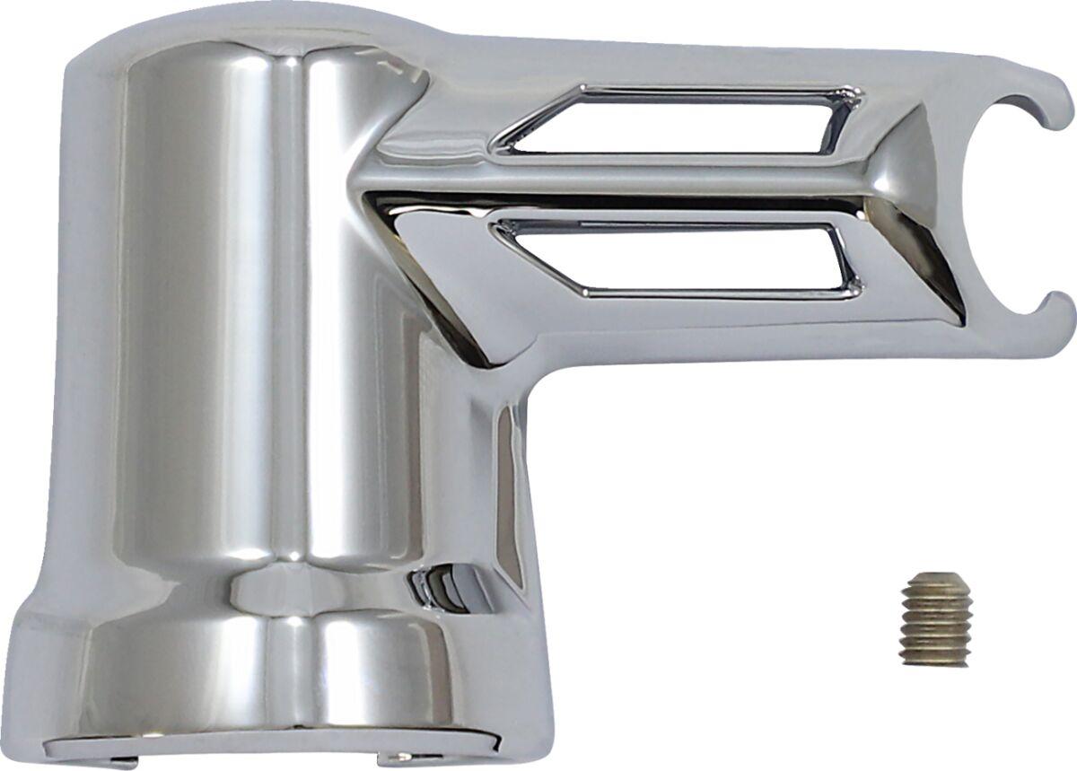 73000 - Ciro Fuel Line Fitting Cover For Harley Davidson FLD 1690 2012-2013 - Chrome
