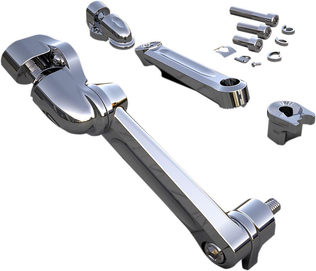 60200 - Ciro Passenger Peg Mounts For Harley Davidson FLH 1868 ABS 2021 Rear - Chrome