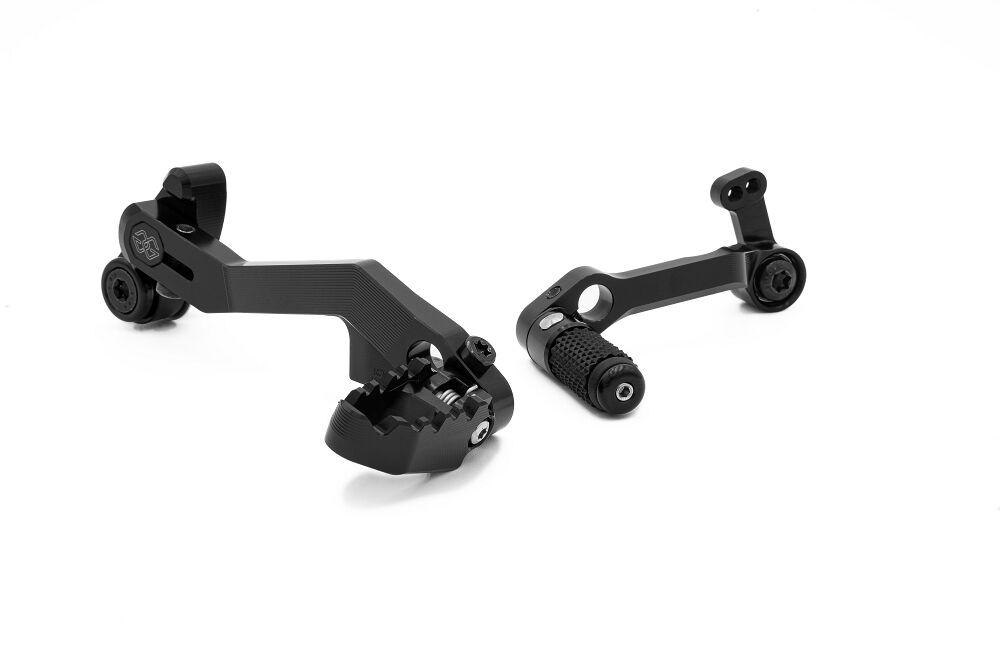 RCT-D03-SB-KIT-B - Gilles Shift & Brake Lever For Ducati MultiStrada V4 1200 ABS 2022-2024 - Black