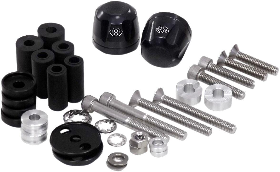 LG-IP-22 - Gilles Bar-End Weights For Ducati 1098 2007-2008 - Universal - Black