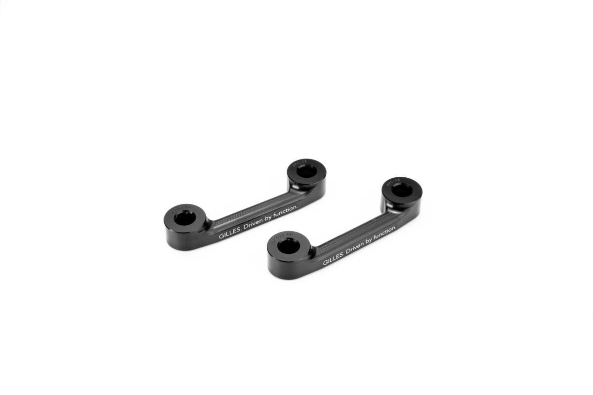 PPC-08-KIT-B - Gilles Passenger Footpeg Cover Kit For Ducati Panigale V4 1000 R ABS 2019-2020 & 2023-2024 - Black