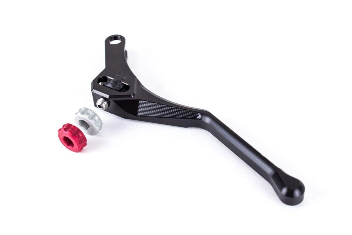 FXCL-50-B - Gilles KAWASAKI ADJUSTABLE HAND CLUTCH LEVER TYPE FXL For Kawasaki ZX-10 R 1000 ABS 2021-2025 - Black
