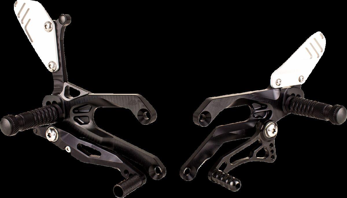 FXR-Y05-CUP-B - Gilles FXR Rearset For Yamaha YZF-R3 2015-2020 - Black