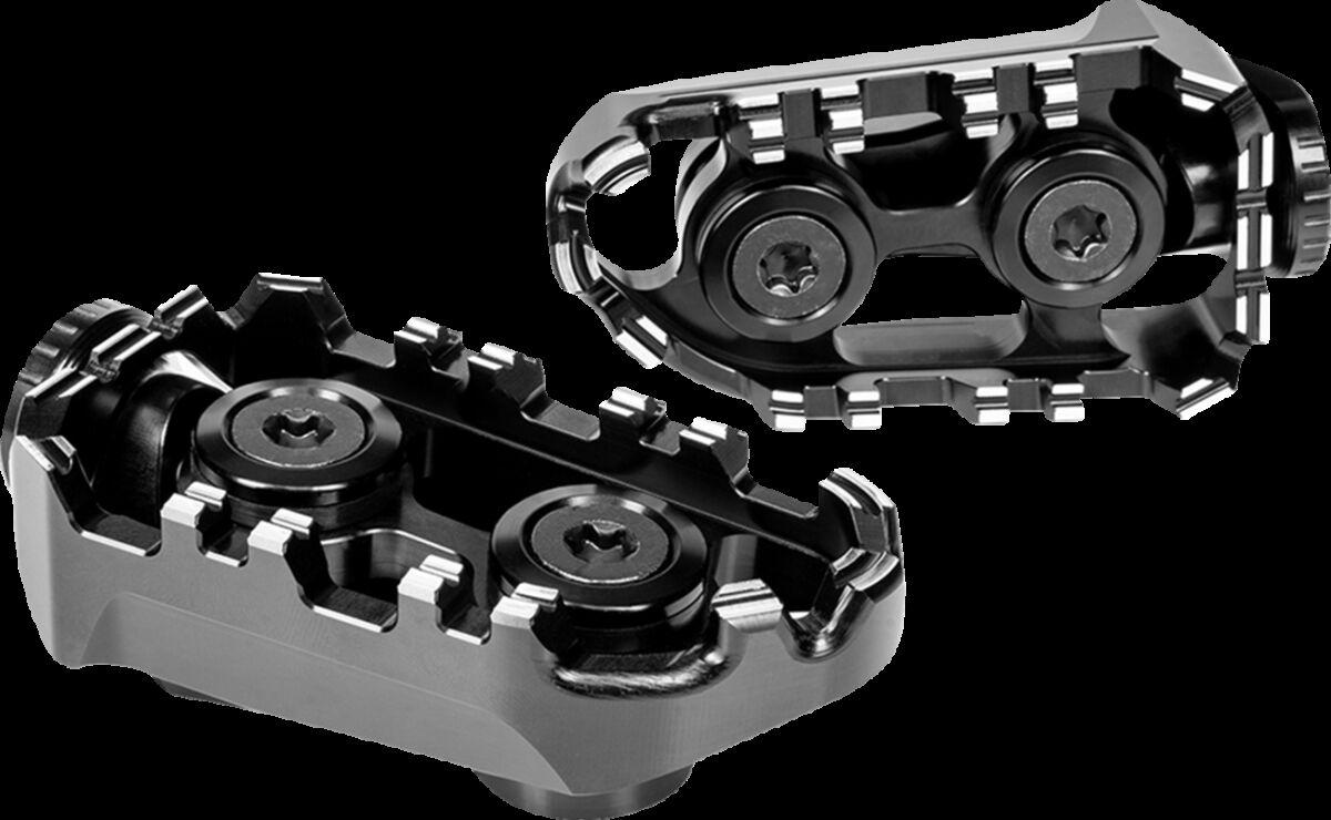 RGK-350-UF35-SET-B - Gilles Tech-X Enduro Foot Pegs For Suzuki DL 1000 2002-2007 - Black