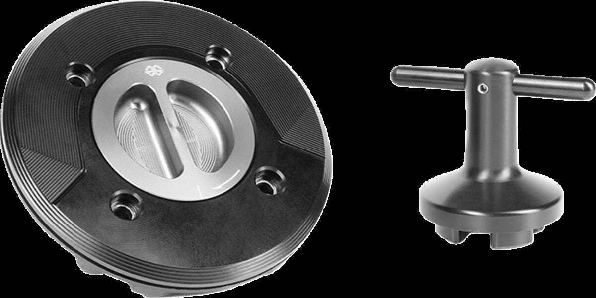 FCAP-04-B - Gilles FCAP Fuel Filler Cap For Kawasaki Eliminator 500 ABS 2025 - Black